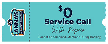 $0 servcie call coupons annas
